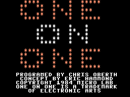 One-on-One screenshot 5 for Colecovision